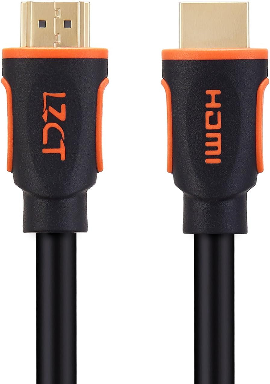 4K High Speed HDMI Cable 35FT with Ethernet HDMI Cord V2.0 Support 4K@60Hz Ultra HD 2160P 3D ARC Hdr(Length from 3' to 125') Dual Color Mould